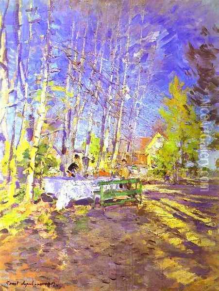 Spring, 1917 Oil Painting - Konstantin Alexeievitch Korovin