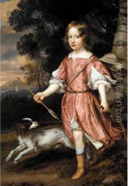 Portrait Of A Boy, Traditionally Said To Be Charles Lennox, Duke Of Richmond Oil Painting - Jan Mytens