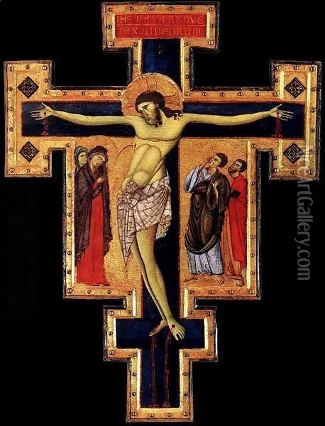 Crucifix 4 Oil Painting - Italian Unknown Master