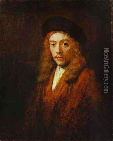 Portrait Of Titus 1663 Oil Painting - Harmenszoon van Rijn Rembrandt