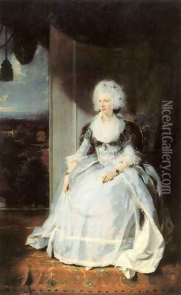 Queen Charlotte 1789-90 Oil Painting - Sir Thomas Lawrence