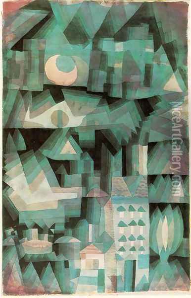 Dream City Oil Painting - Paul Klee