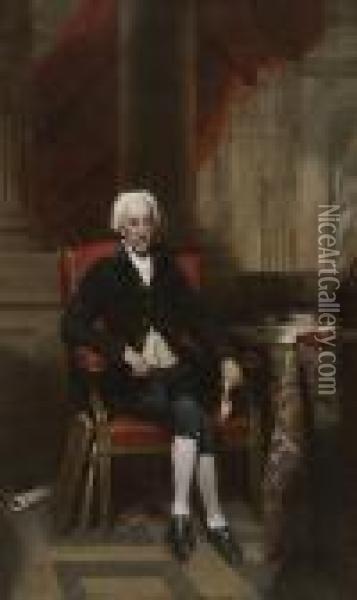 Retrato De Caballero En Interior Oil Painting - Sir Henry Raeburn