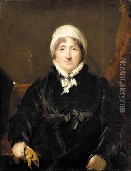 Portrait Of Mary Coppendale, Mrs Joseph May Oil Painting - Thomas Lawrence