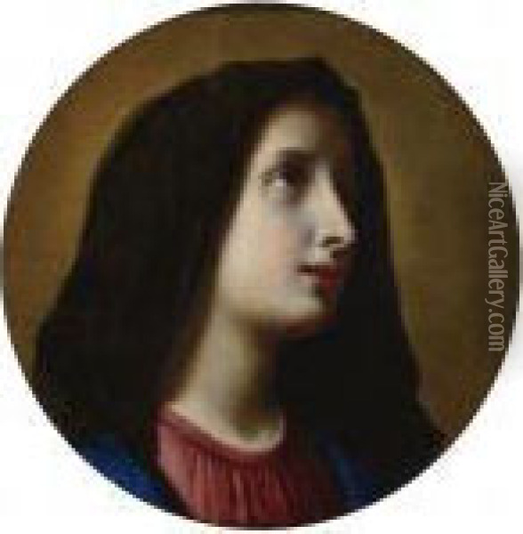 The Mourning Virgin (?madonna Addolorata?) Oil Painting - Carlo Dolci