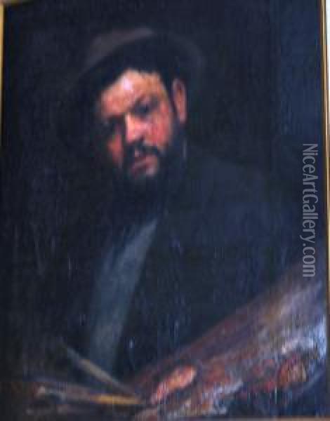 Portrait De Montagne Oil Painting - Lucien Paul Marius Roustan