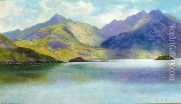 Loch Hourn Oil Painting - Louis Bosworth Hurt