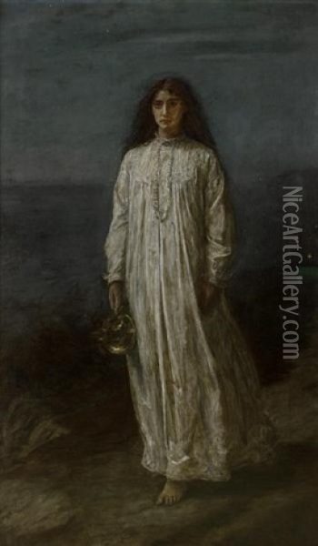 A Somnambulist Oil Painting - John Everett Millais