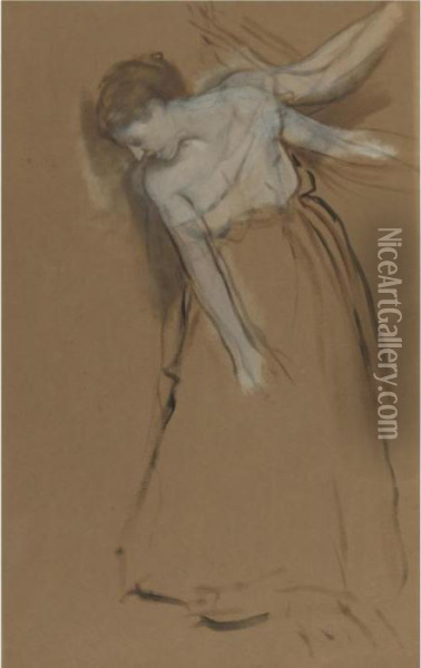 Femme Debout Oil Painting - Edgar Degas