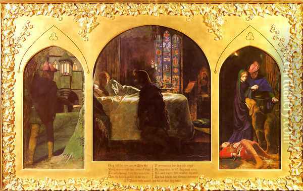 The Eve Of Saint Agnes Oil Painting - Arthur Hughes