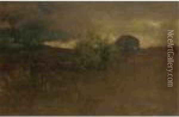 Milton On The Hudson Oil Painting - George Inness