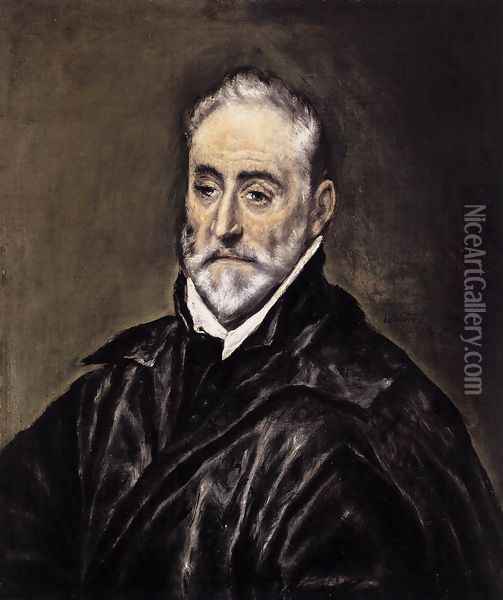 Antonio de Covarrubias c. 1600 Oil Painting - El Greco (Domenikos Theotokopoulos)