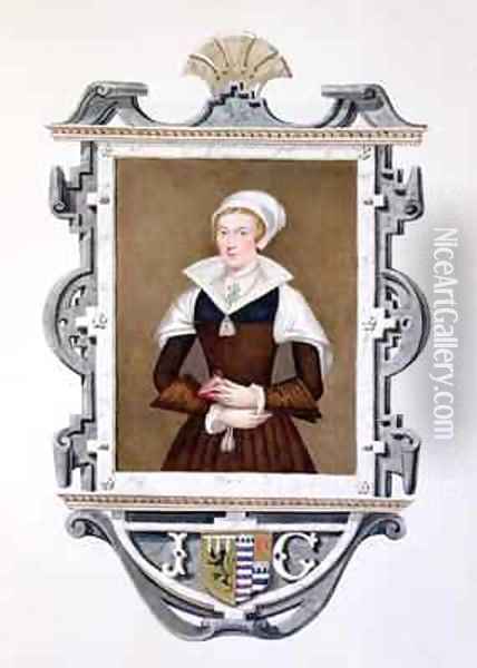 Portrait of Lady Jane Grey 1537-54 Nine Days Queen Oil Painting - Sarah Countess of Essex