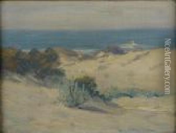 On Carmel Dunes Oil Painting - William Posey Silva