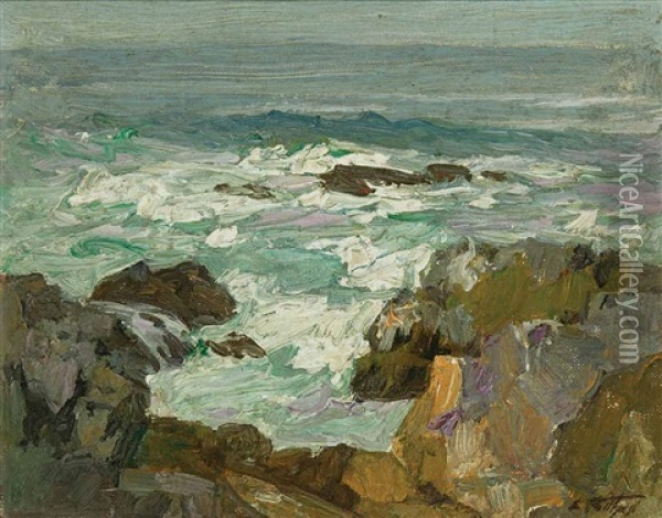 Coastal View Oil Painting - Edward Henry Potthast