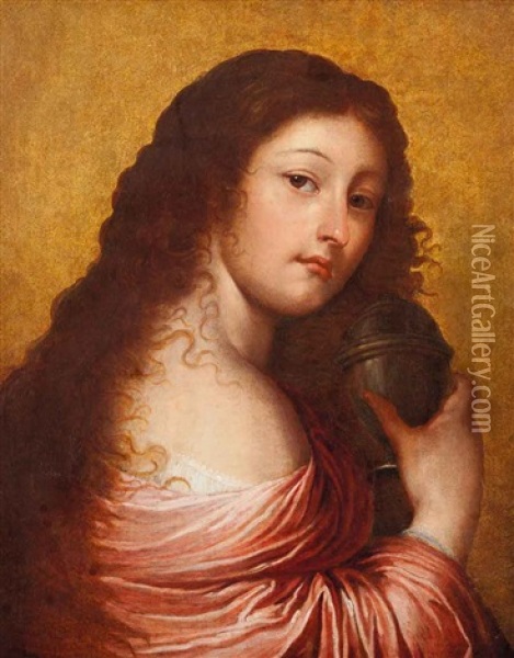 Maddalena Oil Painting - Pietro Ricchi