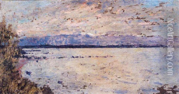 Bord De Mer Oil Painting - Henri-Edmond Cross