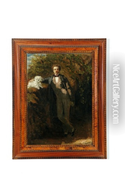 Portrait Of A Man Oil Painting - Thomas Bock