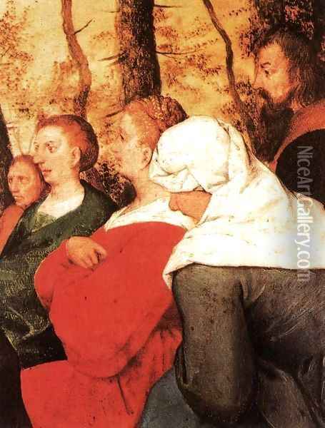 The Sermon of St John the Baptist (detail) 1566 6 Oil Painting - Jan The Elder Brueghel