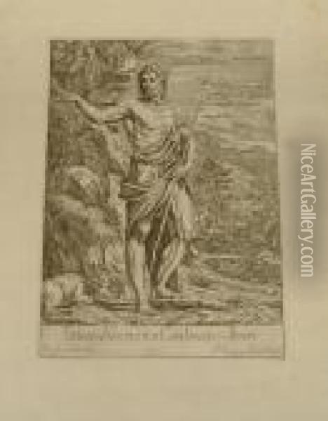 Titianus Vecellus Cad. Invent & Pinxit Oil Painting - Valentin Lefebvre