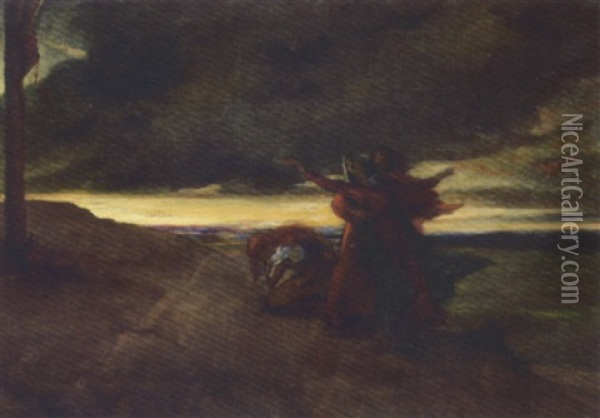 Lamentation Oil Painting -  Carolus-Duran