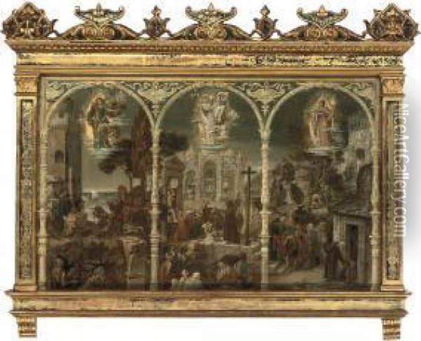 The Theological Virtues Oil Painting - Ricciardo Meacci