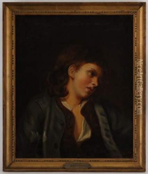 Jeune Homme Oil Painting - Jean Baptiste Greuze