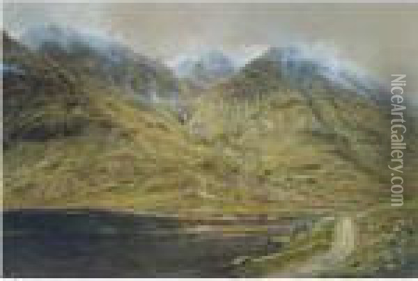 Glencoe Oil Painting - Waller Hugh Paton