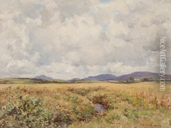 Summer Clouds Oil Painting - Joseph Morris Henderson