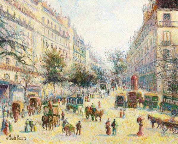 Paris En 1900 Oil Painting - Claude Honore Hugrel