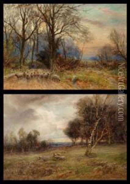 Pair Of Watercolours Oil Painting - Neil Mitchell
