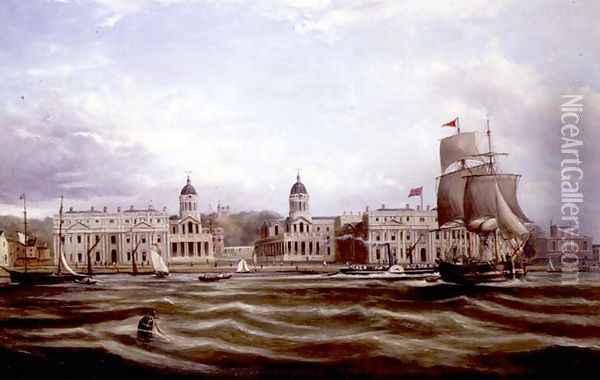 Greenwich Oil Painting - George, the Younger Chambers