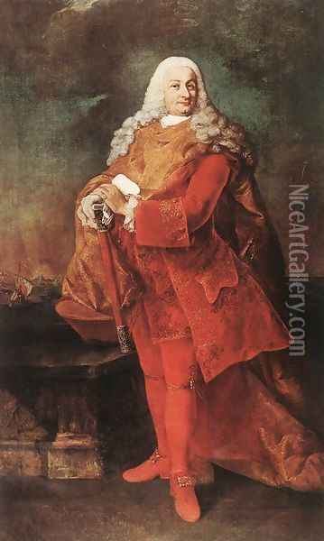 Portrait of Jacopo Gradenigo 1778-81 Oil Painting - Alessandro Longhi