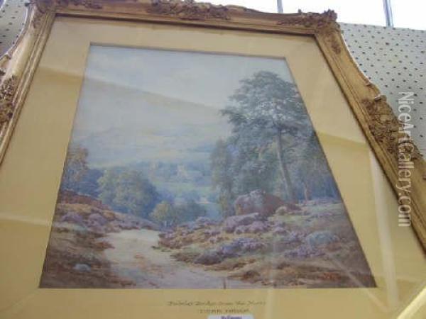 Paterley Bridge From The Moors Oil Painting - Hugh Primrose Dean