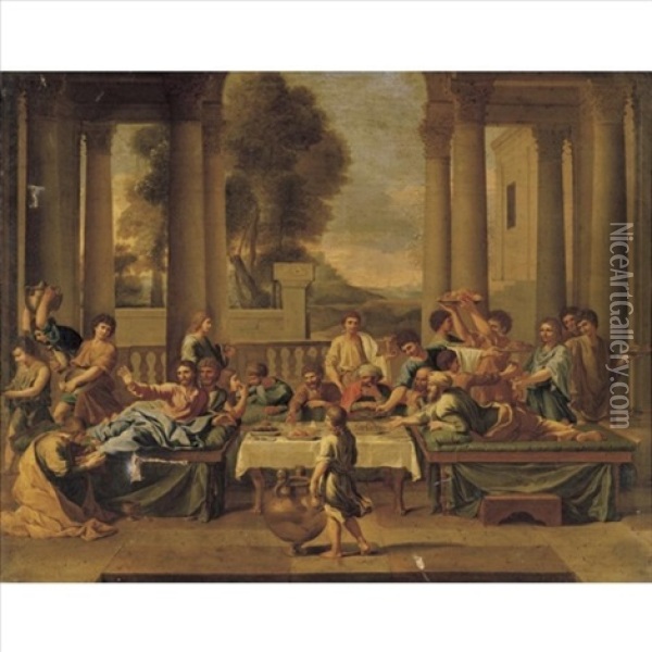Penance, One Of The Seven Sacraments Oil Painting - Nicolas Poussin