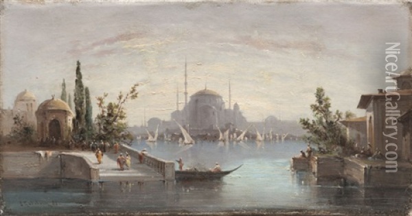 Constantinople Oil Painting - Emile Godchaux