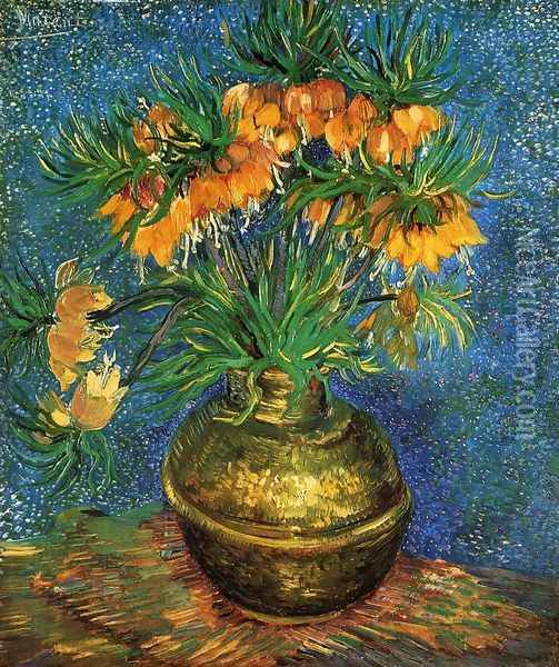 Still Life with Frutillarias Oil Painting - Vincent Van Gogh