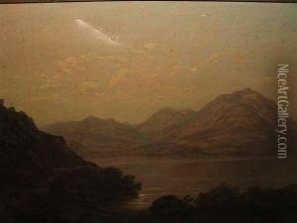 Lake Lugano Oil Painting - Edward Price