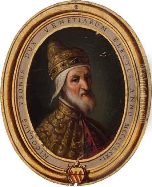 Nicolaus Tronus Dux Venetiarum Oil Painting - Francesco Maggiotto
