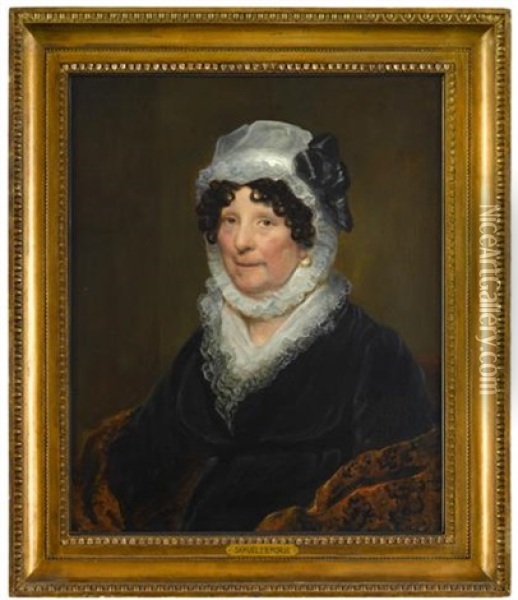 Portrait Of Dolley Madison (1768-1849) Oil Painting - Samuel F.B. Morse