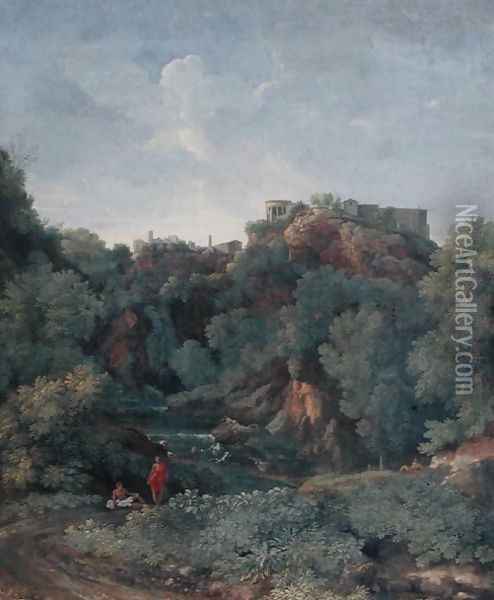 A View of Tivoli Oil Painting - Gaspard Dughet Poussin