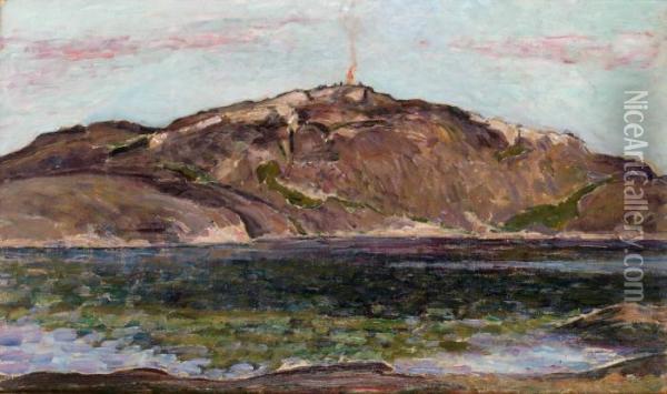 Berget Vid Kyrkesund Oil Painting - Karl Fredrik Nordstrom