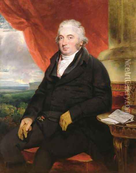 Portrait of John Fuller 1757-1834 Oil Painting - Henry Singleton