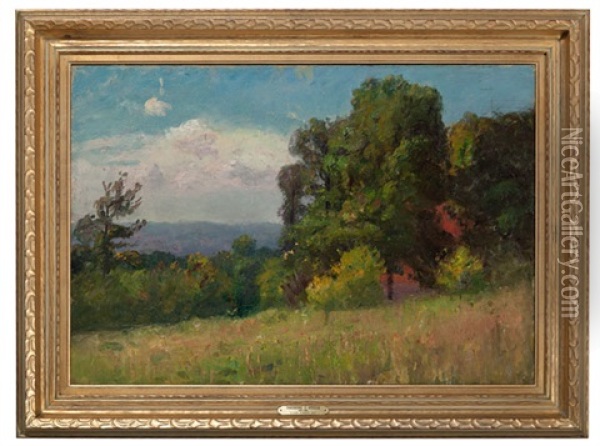 Clear Summer Day Oil Painting - Theodore Clement Steele