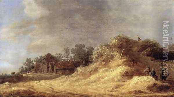 Dunes 1629 Oil Painting - Jan van Goyen