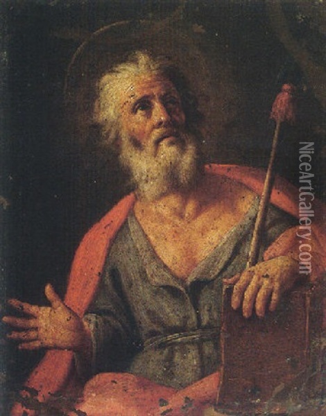 Saint Thomas Oil Painting - Pietro Bardellino