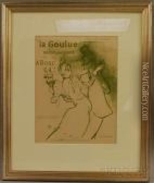 La Goulue, Valse Pour Piano Oil Painting - Henri De Toulouse-Lautrec