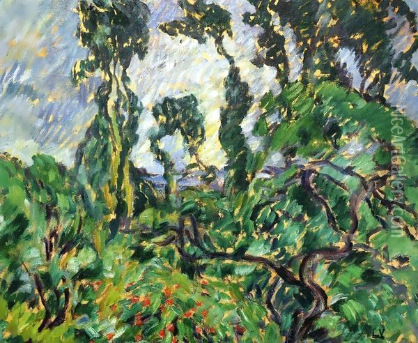Trees in Normandy 1920 Oil Painting - Leon De Smet