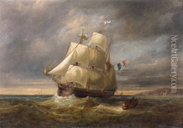 Marine Oil Painting - Charles Leduc