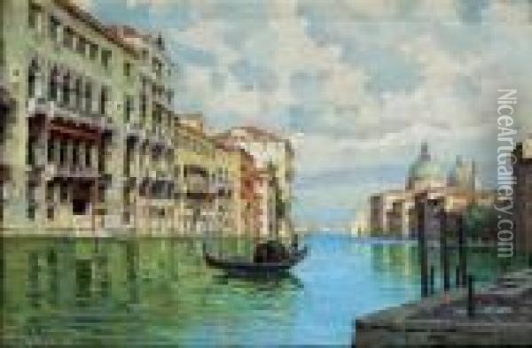 Le Grand Canal A Venise Oil Painting - Vincent Manago